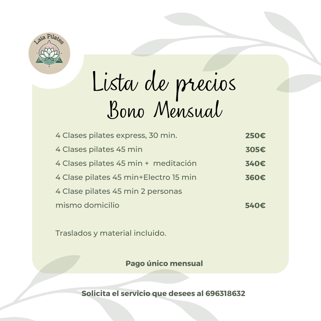 Pilates tarragona precios Pilates tarragona precios